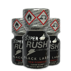 Poppers Super rush black label lot de 3